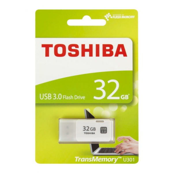 Pendrive Toshiba USB 3.0 32GB bílý