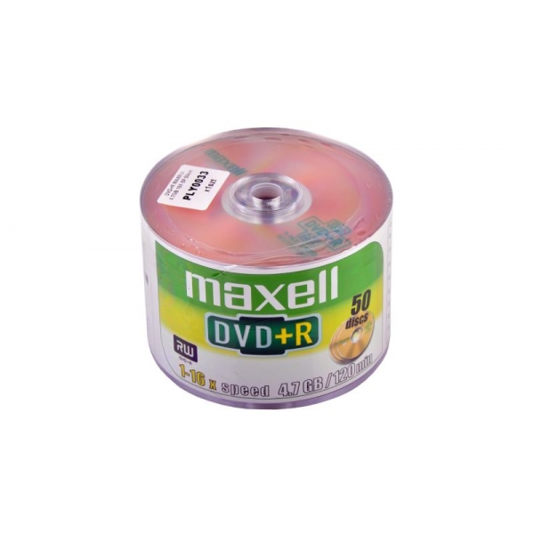 DVD + R MAXELL 4,7 GB 16X SP.50 ks.