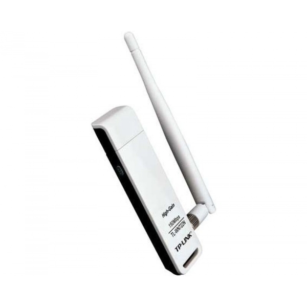TP-LINK TL-WN722N Karta Wi-Fi  USB + anténa 4dBi, b/g/n, 150Mb/s
