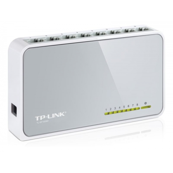 TP-LINK TL-SF1008D switch / přepínač, 8 portů 10/100Mb/s