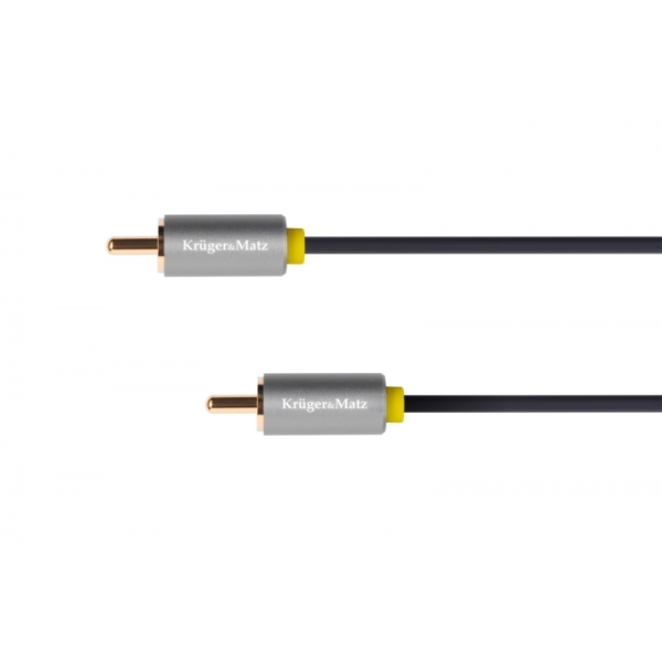 1RCA-1RCA kabel 0,5m Kruger & Matz Basic