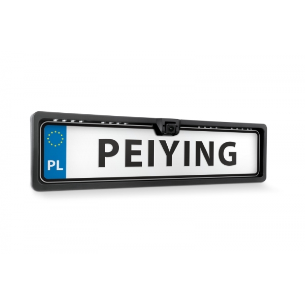 Reverzní kamera do auta s gyroskopem v rámečku poznávací značky Peiying