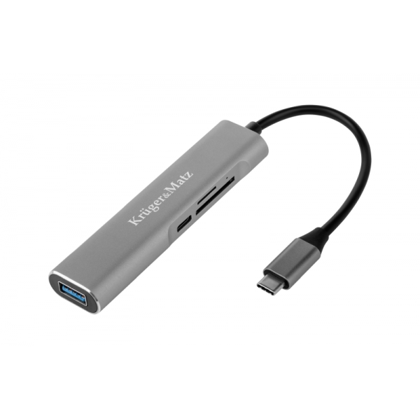 Adaptér  (HUB) USB typ  C na HDMI/USB3.0/SD/MicroSD/C port