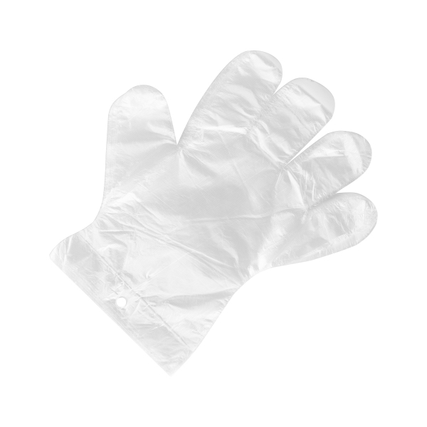 Jednorázové fóliové rukavice (smykové) 1 sada = 100 ks.