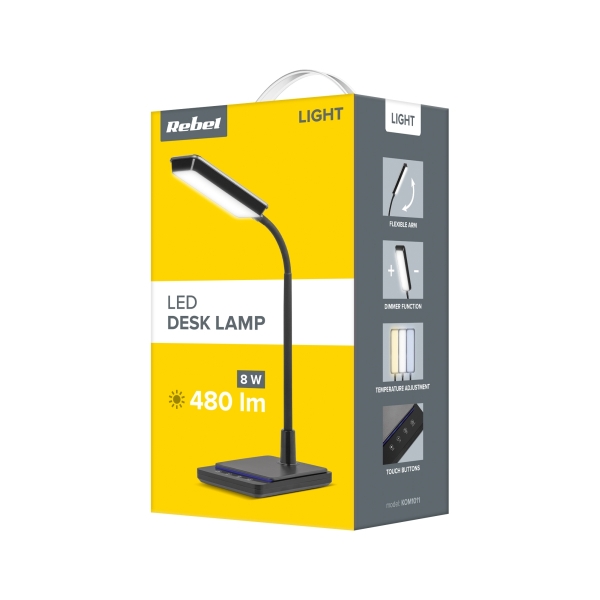 Stolní lampa LED s možností volby teploty světla