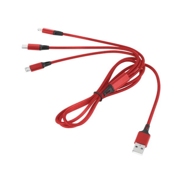USB 3v1 microUSB kabel, USB typ C, Lightning
