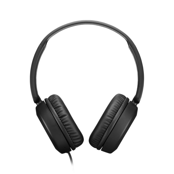 Kabelová sluchátka JVC HAS-31 BE na uši s dálkovým ovládáním a mikrofonem černá