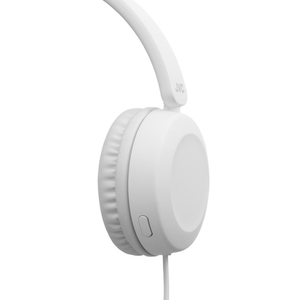 Drátová sluchátka JVC HAS-31 WE na uši s dálkovým ovládáním a mikrofonem bílá