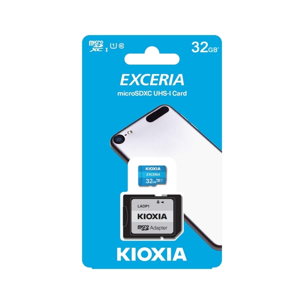 Paměťová karta microSD UHS-I U1 Kioxia 32 GB s adaptérem