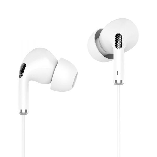 Sluchátka do uší s mikrofonem pro USB-C Kruger & Matz C1 bílá