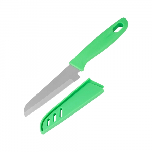 Zelený nůž na zeleninu a ovoce