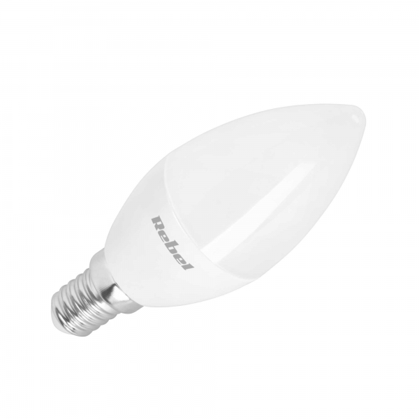 LED Rebel svíčka lampa 8W, E14, 4000K, 230V