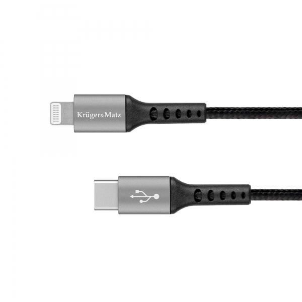 Kabel USB typu C - Lightning C94 MFi 1m Kruger&Matz Plug