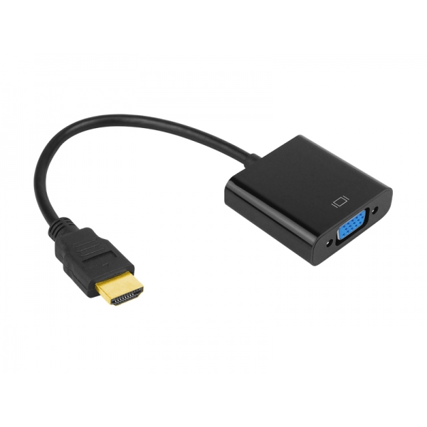 Konvertor adaptéru PS plug z HDMI na VGA, DSUB.