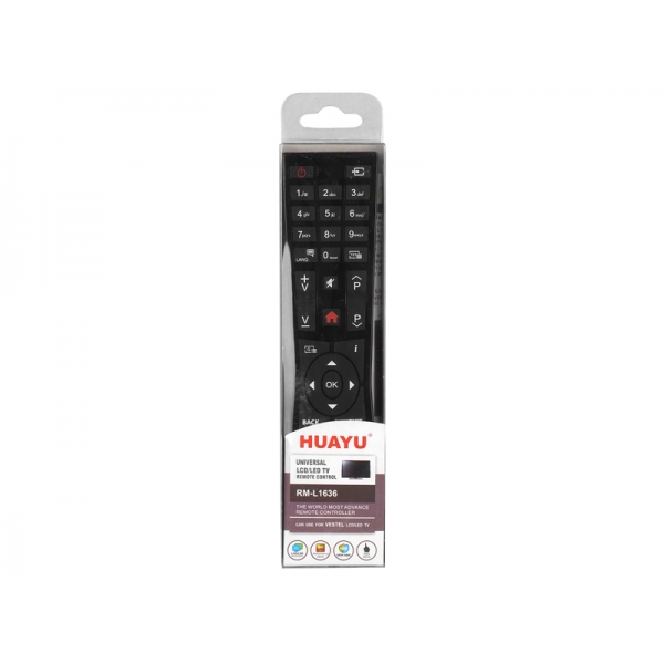 Dálkové ovládání pro TV LCD VESTEL, HYUNDAI, TELEFUNKEN RM-L1636 NETFLIX, YOUTUBE PRIME VIDEO