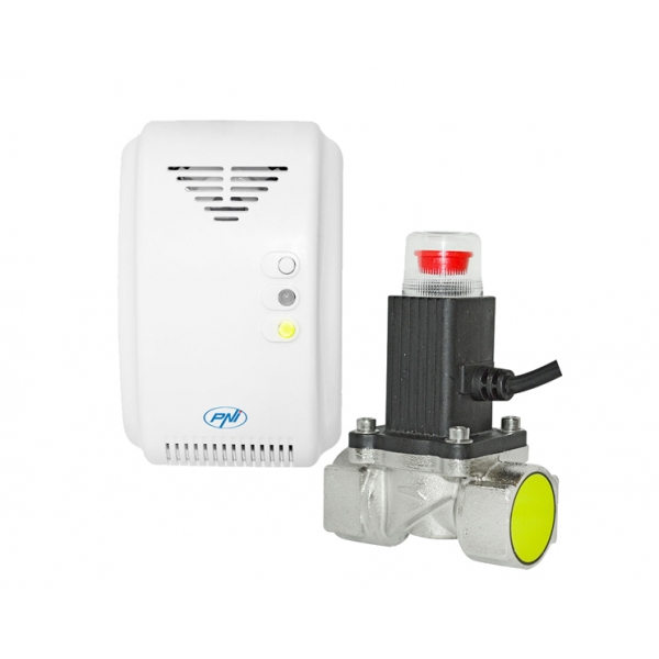 Plynový senzor a solenoidový ventil PNI-SH200 Safe House 200 (3/4palcový plynový solenoidový ventil)
