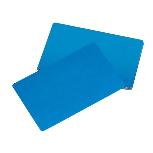 Testovací karty pro gravírování na Fiber Co2 UV laserech 100 ks Modrá