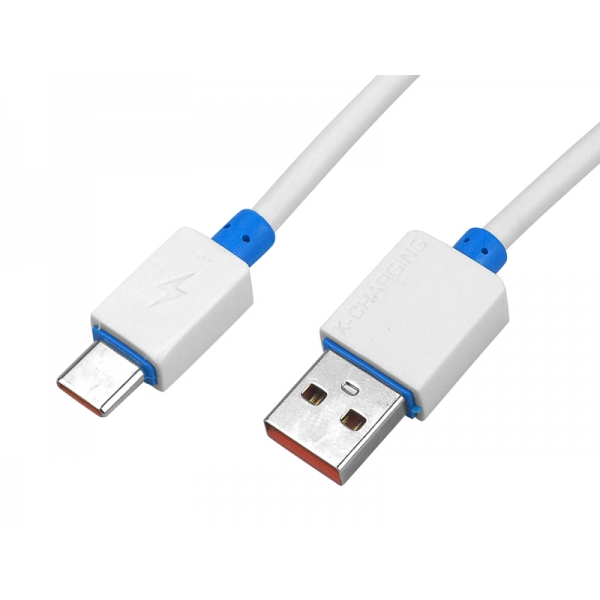 Kabel USB typu C 3 m bílý