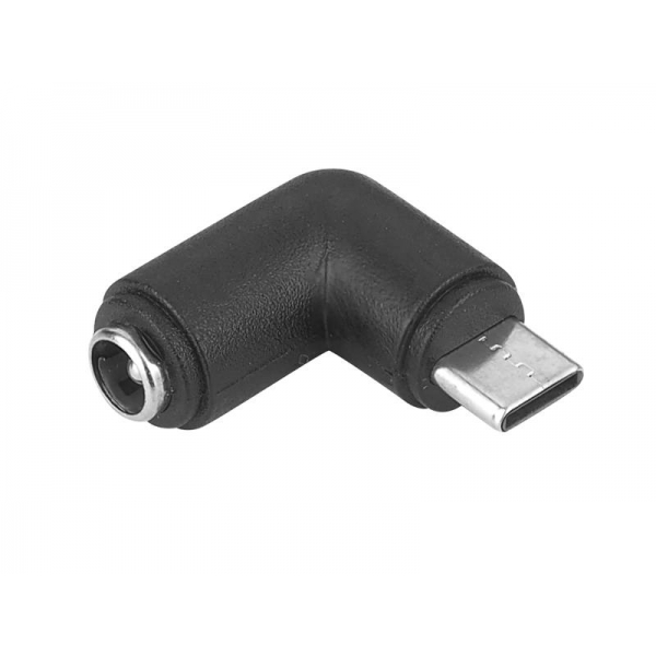 Přechod: USB typu C  - DC 2.1 šikmý