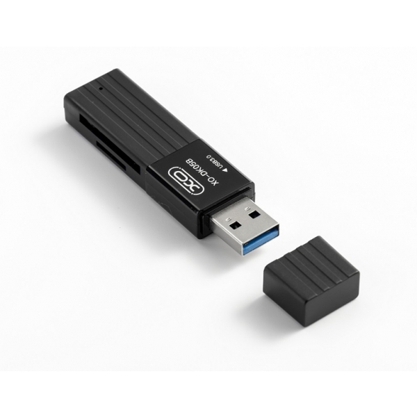 Čtečka karet XO 2v1 DK05B USB 3.0 černá