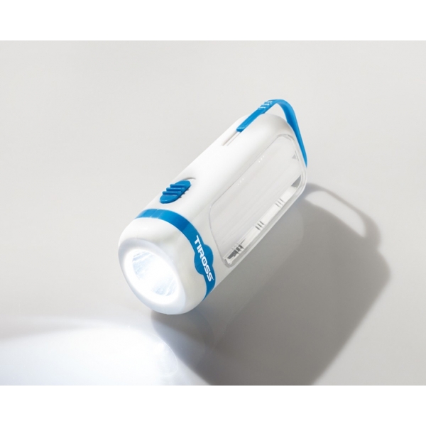 Ruční svítilna TS-2207 1-LED 1W 70lm+10-LED SMD 90lm 2xAA,modrá