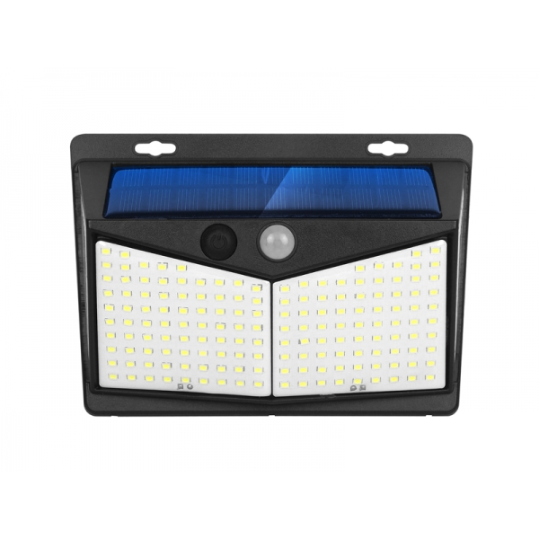 LTC solární nástěnné svítidlo, ABS, 208*SMD LED, 5.5V 130MA, snímač pohybu za soumraku, vodotěsný.