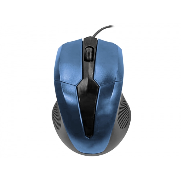 Počítačová myš LTC, drátová, modrá.
