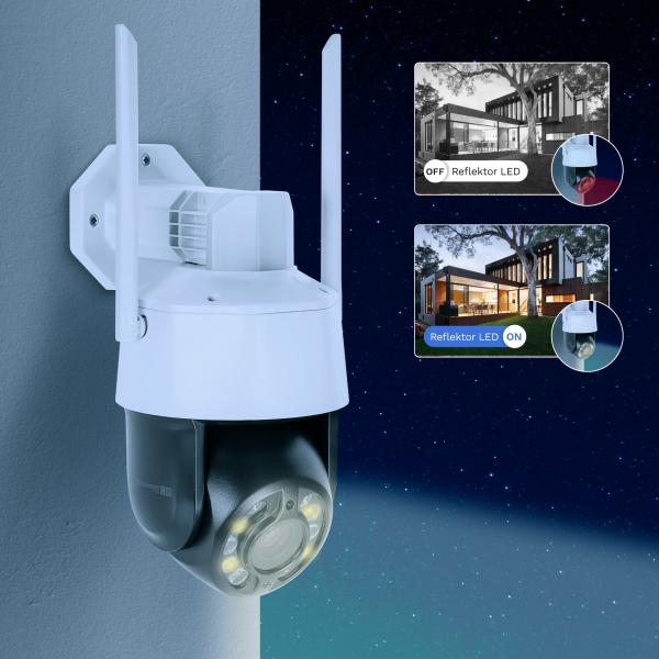 Kamera Connect C110 zaručuje vysoce kvalitní záznamy i v noci.