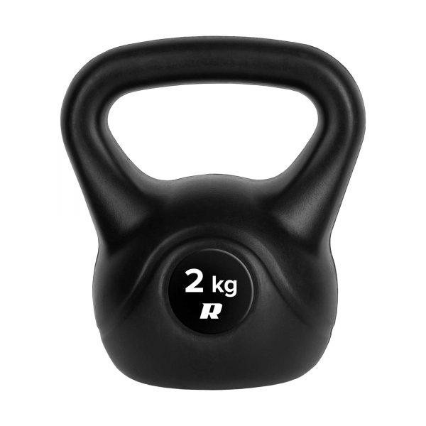 Bitumenový kettlebell má ploché dno, které zajišťuje stabilitu a eliminuje náhodné převalování.