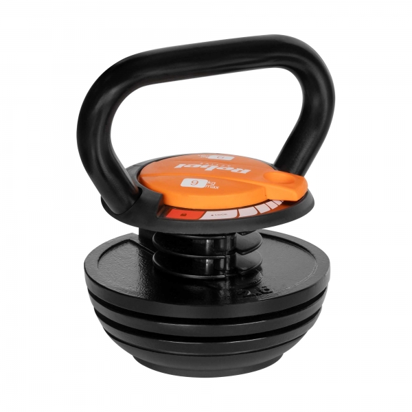 Automaticky nastavitelný litinový kettlebell