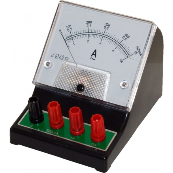 Analogový školní ampérmetr  ACA-1 500mA-1A-5A AC