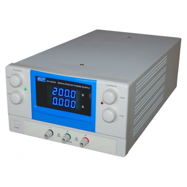 Laboratorní zdroj QS2005 200V/5A pro nepřetržitý provoz MCP