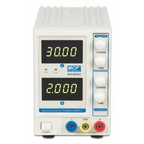 Laboratorní zdroj  M10-MX302 30V/2A DC regulace od 0,001A MCP
