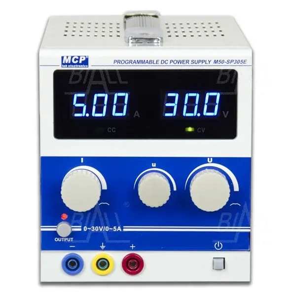Laboratorní zdroj  programovatelný M50-SP305E 30V/5A DC MCP
