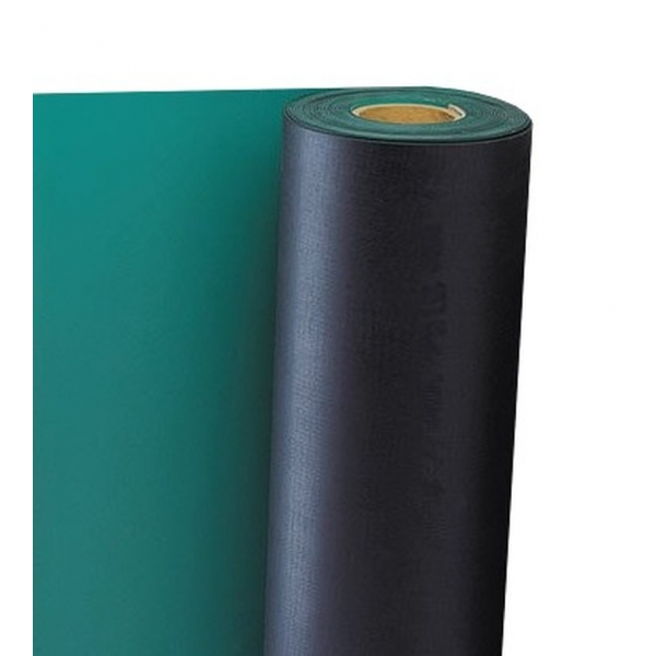 Podložka ESD na stůl, zelená H9701 1m x 10m x 2mm / 300 °C