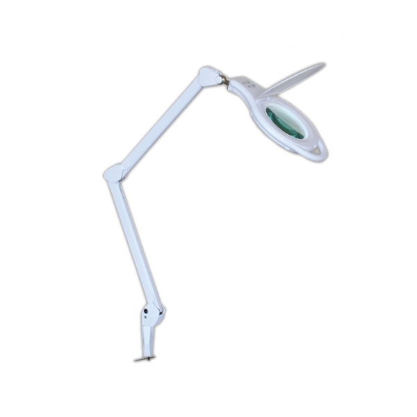 Dílenská LED lampa SMD s lupou (127mm) 8060LED-2 5D 2-10W barva teplá / studená