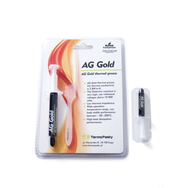 AG Gold Termální pasta 2.8W/mk 1g