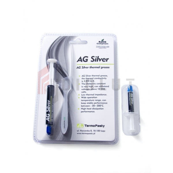 AG Silver Termální pasta >3.8W/mk 1g