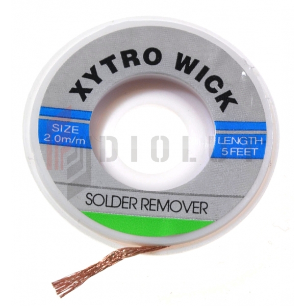 Odsávací páska 2 mm WICK pletená 1,5m XYTRO WICK desoldering